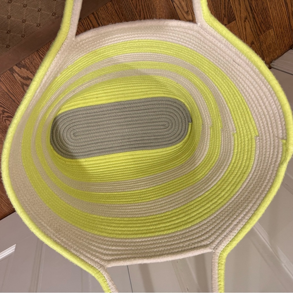 Target Rope Pool Bag (Cream/Neon) - Picture 4 of 9